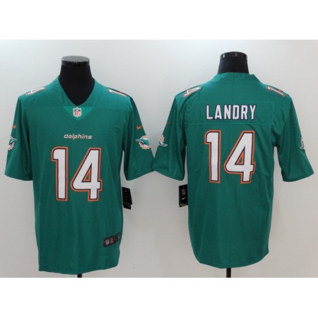 Men's Miami Dolphins #14 Jarvis Landry Green Vapor Untouchable Player Limited Jersey