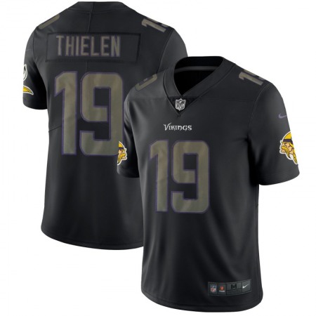 Men's Minnesota Vikings #19 Adam Thielen Black 2018 Impact Limited Stitched NFL Jersey