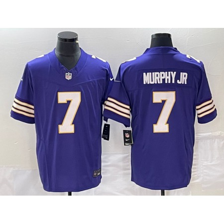 Men's Minnesota Vikings #7 Byron Murphy Jr. Purple 2023 F.U.S.E. Vapor Untouchable Limited Stitched Jersey