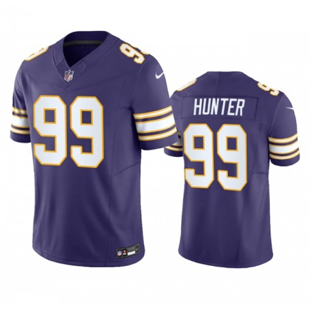 Men's Minnesota Vikings #99 Danielle Hunter Purple 2023 F.U.S.E. Vapor Untouchable Limited Stitched Jersey