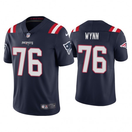 Men's New England Patriots #76 Isaiah Wynn 2020 Navy Vapor Untouchable Limited Stitched NFL Jersey