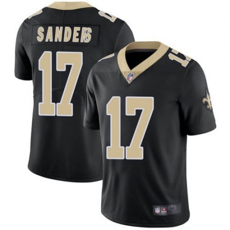 Men's New Orleans Saints #17 Emmanuel Sanders Black Vapor Untouchable Limited Stitched Jersey