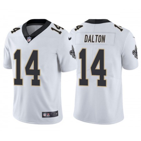 Men's New Orleans Saints #14 Jalen Dalton White Vapor Limited Stitched Jersey