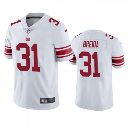 Men's New York Giants #31 Matt Breida White Vapor Untouchable Limited Stitched Jersey