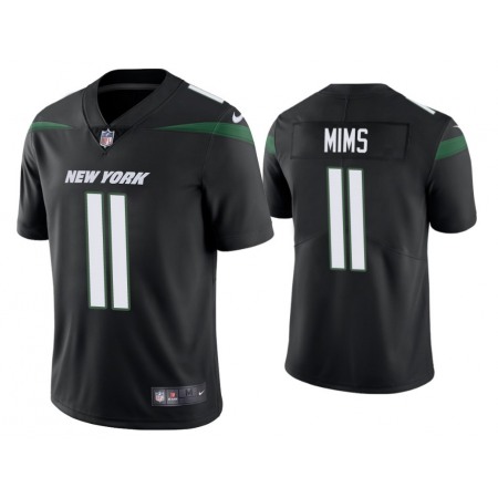Men's New York Jets #11 Denzel Mims Black Vapor Untouchable Limited Stitched Jersey