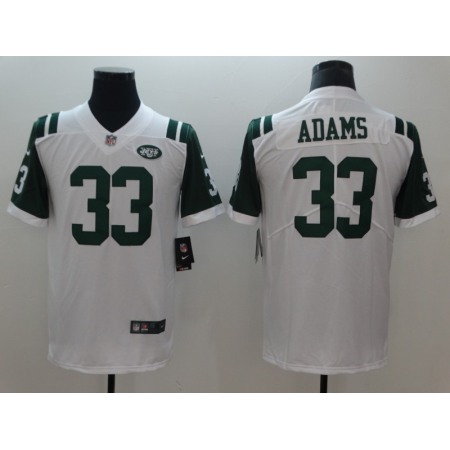 Men's NFL New York Jets #33 Jamal Adams White Vapor Untouchable Limited Stitched NFL Jersey