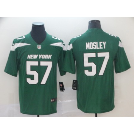 Men's New York Jets #57 C.J. Mosley Green Vapor Untouchable Limited Stitched NFL Jersey