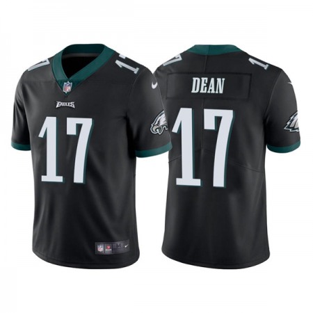 Men's Philadelphia Eagles #17 Nakobe Dean Black Vapor Untouchable Limited Stitched Jersey