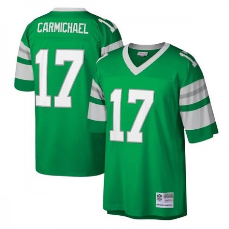 Men's Philadelphia Eagles #17 Harold Carmichael Green Mitchell & Ness Stitched Jersey