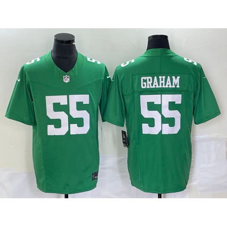 Men's Philadelphia Eagles #55 Brandon Graham Green F.U.S.E. Vapor Untouchable Stitched Football Jersey