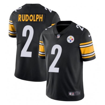 Men's Pittsburgh Steelers #2 Mason Rudolph Black 2019 Vapor Untouchable Limited Stitched NFL Jersey