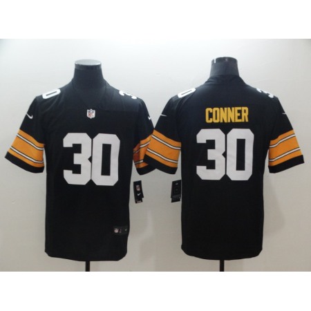 Men's Pittsburgh Steelers #30 James Conner 2018 Black Vapor Untouchable Limited Stitched NFL Jersey