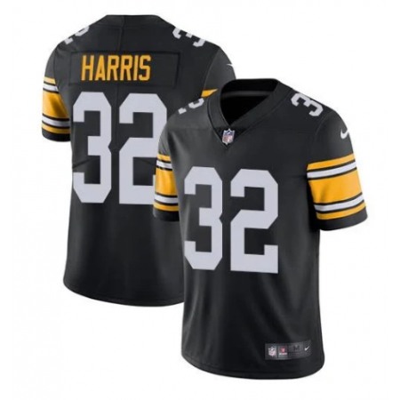 Men's Pittsburgh Steelers #32 Franco Harris Black Vapor Untouchable Limited Stitched Jersey