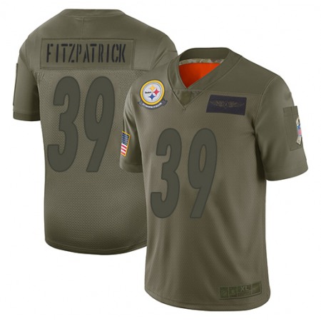 Men's Pittsburgh Steelers #39 Minkah Fitzpatrick 2019 Camo Salute To Service Limited Stitched NFL Jersey