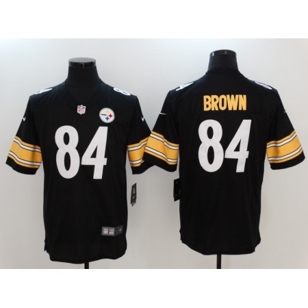 Men's Pittsburgh Steelers #84 Antonio Brown Nike Black Vapor Untouchable Limited Stitched NFL Jersey