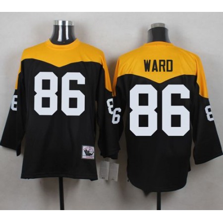 Mitchell And Ness 1967 Steelers #86 Hines Ward Black/Yelllow Throwback Men's Stitched NFL Jersey
