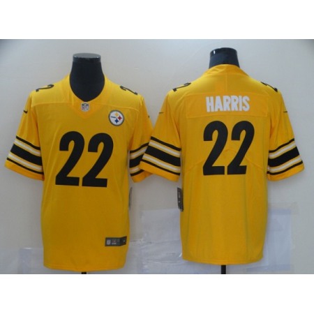 Men's Pittsburgh Steelers #22 Najee Harris Gold Inverted Legend NFL Jersey