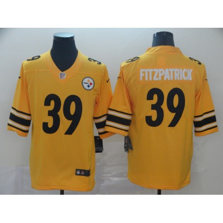 Men's Pittsburgh Steelers #39 Minkah Fitzpatrick 2019 Gold Inverted Legend NFL Jersey