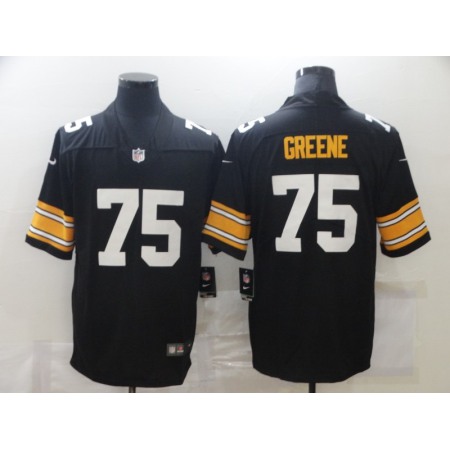 Men's Pittsburgh Steelers #75 Joe Greene Black Vapor Untouchable Limited Stitched Jersey