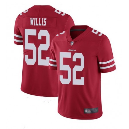 Men's San Francisco 49ers #52 Patrick Willis Red Vapor Untouchable Limited Stitched Jersey