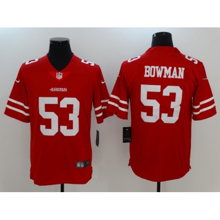 Men's San Francisco 49ers #53 NaVorro Bowman Nike Scarlet Vapor Untouchable Limited Stitched NFL Jersey