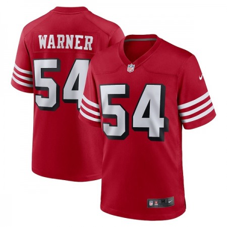 Men's San Francisco 49ers Fred Warner Scarlet New Vapor Untouchable Limited Stitched Football Jersey