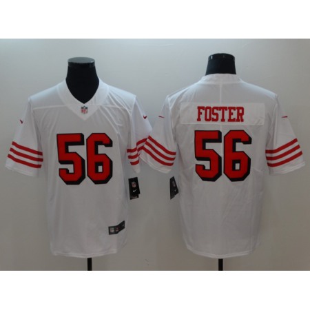 Men's NFL San Francisco 49ers #56 Reuben Foster White Untouchable Limited Stitched Jersey