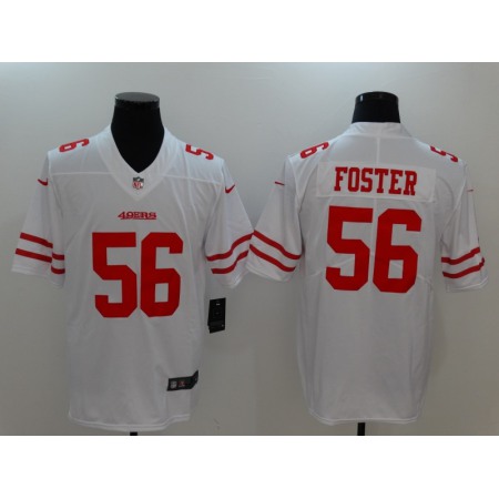 Men's San Francisco 49ers #56 Reuben Foster White Vapor Untouchable Player Limited Jersey