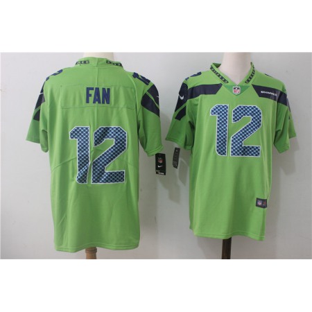 Men's Nike Seattle Seahawks #12 Fan Green Stitched NFL Vapor Untouchable Limited Jersey