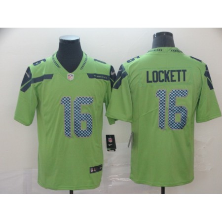 Men's Seattle Seahawks #16 Tyler Lockett Green Vapor Untouchable Limited Stitched NFL Jersey