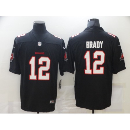 Men's Tampa Bay Buccaneers #12 Tom Brady New Black 2021 Limited Stitched Jersey