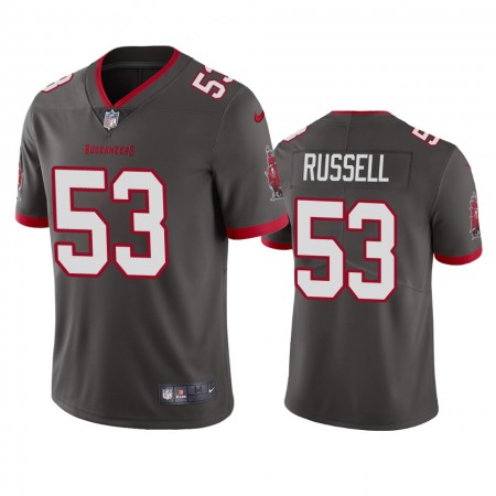 Men's Tampa Bay Buccaneers #53 Chapelle Russell New Grey Vapor Untouchable Limited Stitched Jersey