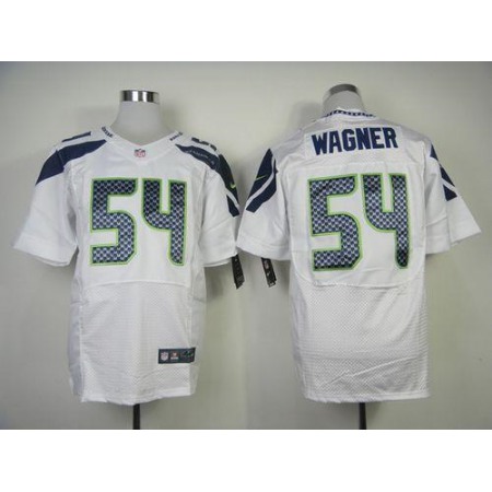 Nike Seahawks #54 Bobby Wagner White Men's Stitched NFL Elite Jersey