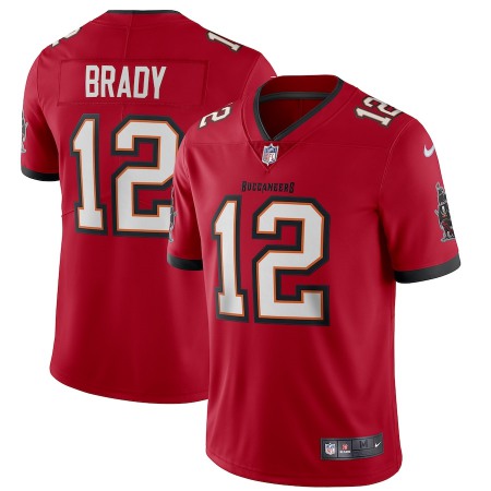 Men's Tampa Bay Buccaneers #12 Tom Brady New Red Vapor Untouchable Limited Stitched NFL Jersey