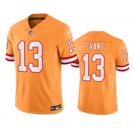 Men's Tampa Bay Buccaneers #13 Mike Evans Orange 2023 F.U.S.E. Throwback Limited Stitched Jersey