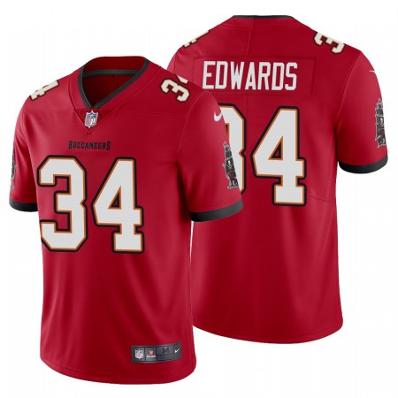 Men's Tampa Bay Buccaneers #34 Mike Edwards New Red Vapor Untouchable Limited Stitched Jersey