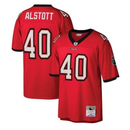 Men's Tampa Bay Buccaneers #40 Mike Alstott Red Stitched Jersey