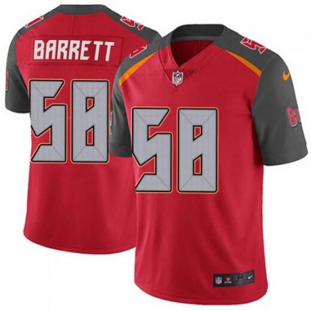 Men's Tampa Bay Buccaneers #58 Shaquil Barrett Red Vapor Untouchable Limited Stitched NFL Jersey