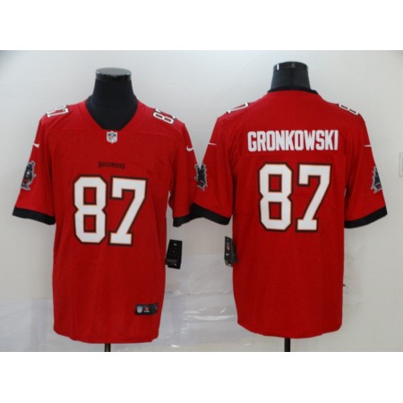 Men's Tampa Bay Buccaneers #87 Rob Gronkowski New Red Vapor Untouchable Limited Stitched NFL Jersey