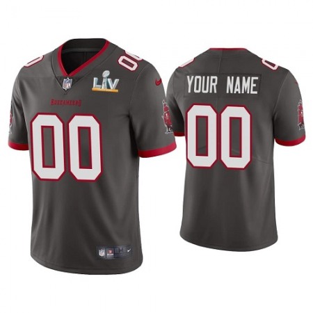 Men's Tampa Bay Buccaneers New Grey ACTIVE PLAYER 2021 Super Bowl LV Limited Stitched NFL Jersey