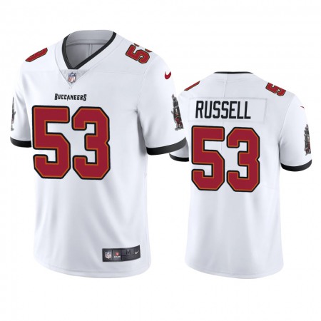 Men's Tampa Bay Buccaneers #53 Chapelle Russell New White Vapor Untouchable Limited Stitched Jersey