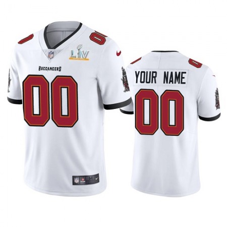 Men's Tampa Bay Buccaneers New White ACTIVE PLAYER 2021 Super Bowl LV Limited Stitched NFL Jersey