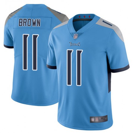 Men's Tennessee Titans #11 A.J. Brown Blue Vapor Untouchable Limited Stitched Jersey
