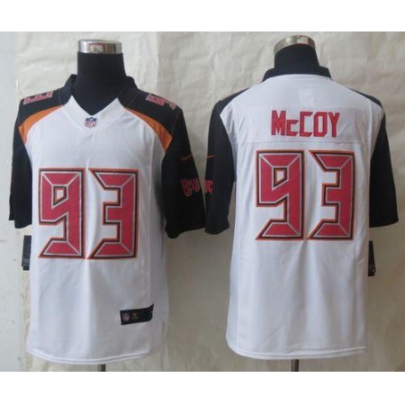 Nike Buccaneers #93 Gerald McCoy White Men's Stitched NFL New Limited Jersey