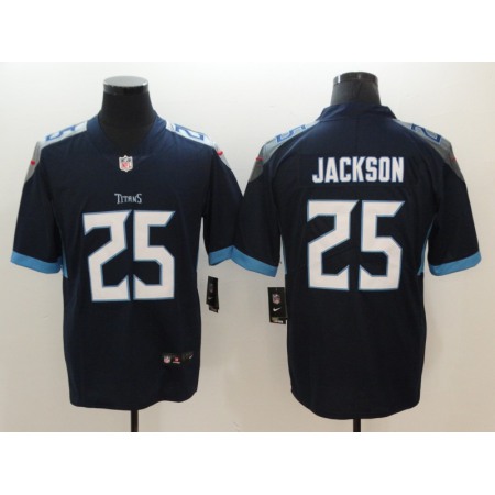 Men's Tennessee Titans #25 Adoree' Jackson Navy New 2018 Vapor Untouchable Limited Stitched Jersey