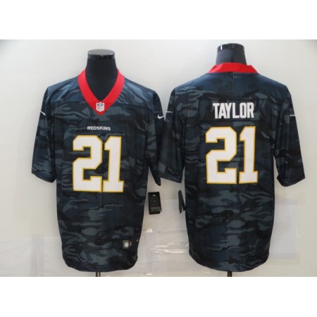 Men's Washington Football Team #21 Sean Taylor 2020 Camo Salute To Service Limited Stitched Jersey