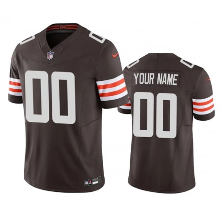 Men's Cleveland Browns Active Player Custom Brown 2023 F.U.S.E. Vapor Untouchable Limited Stitched Jersey