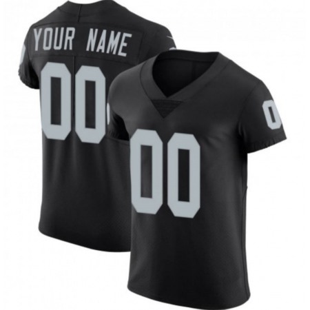 Men's Las Vegas Raiders Customized Black Legend Stitched NFL Jersey