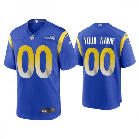 Men's Los Angeles Rams ACTIVE PLAYER Custom 2020 New Blue Vapor Untouchable Limited Stitched Jersey
