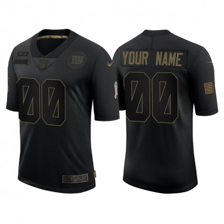 Men's New York Giants ACTIVE PLAYER Custom 2020 Black Salute To Service Limited Stitched Jersey